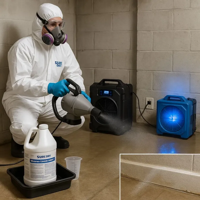 Sanitization and Odor Removal process in Huntington, TX