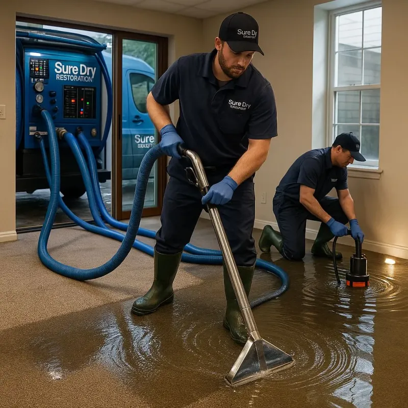 Water Extraction and Removal process in Huntington, TX